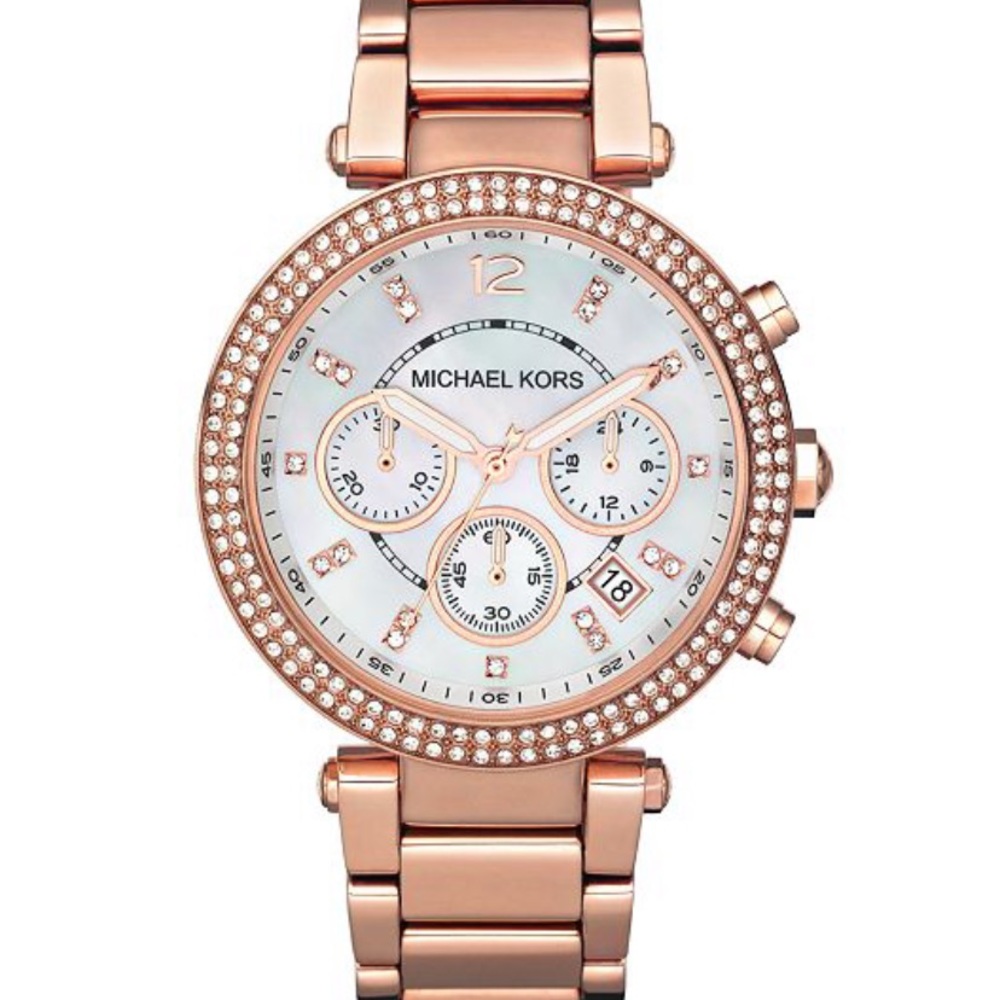 Michael Kors Parker Rose Gold Watch